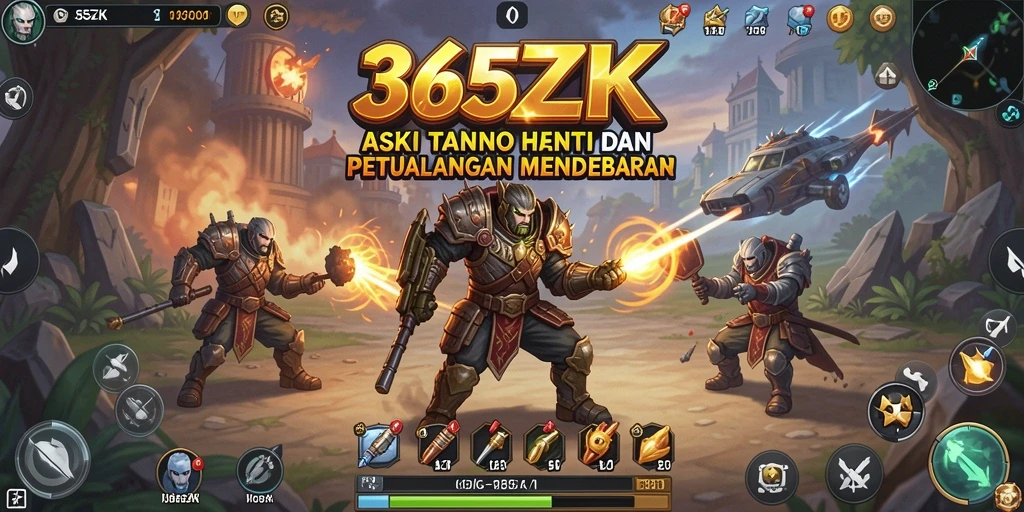Tampilan gameplay aksi seru dari 365ZK dengan petualangan mendebarkan.