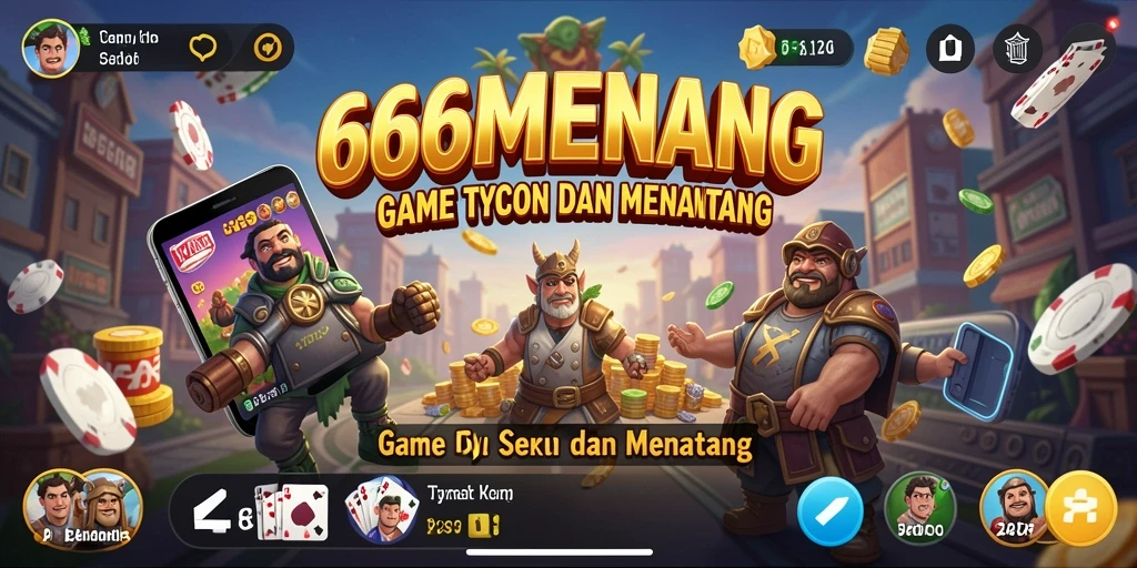 Screenshot gameplay Tycoon 666MENANG yang menarik.