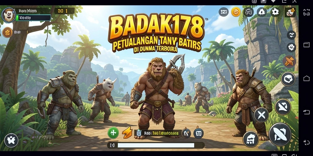 Tangkapan layar utama BADAK178 menampilkan petualangan gameplay Open World yang mendebarkan.