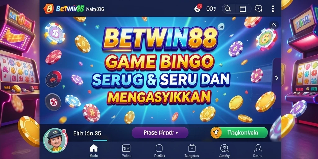 Tampilan gameplay seru di aplikasi Bingo BETWIN88.
