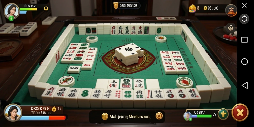 Gameplay DKK menunjukkan pencocokan ubin Mahjong yang menarik.