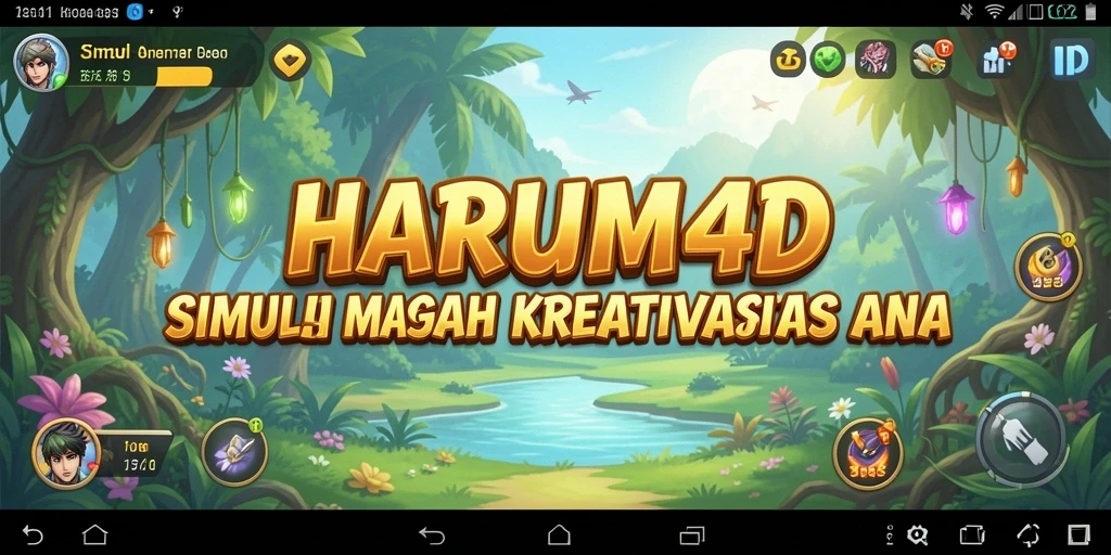 Screenshot gameplay HARUM4D menampilkan interaksi mendalam dalam simulasi.