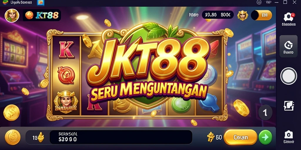 Tampilan gameplay JKT88 dengan slot yang menarik dan grafis menawan.