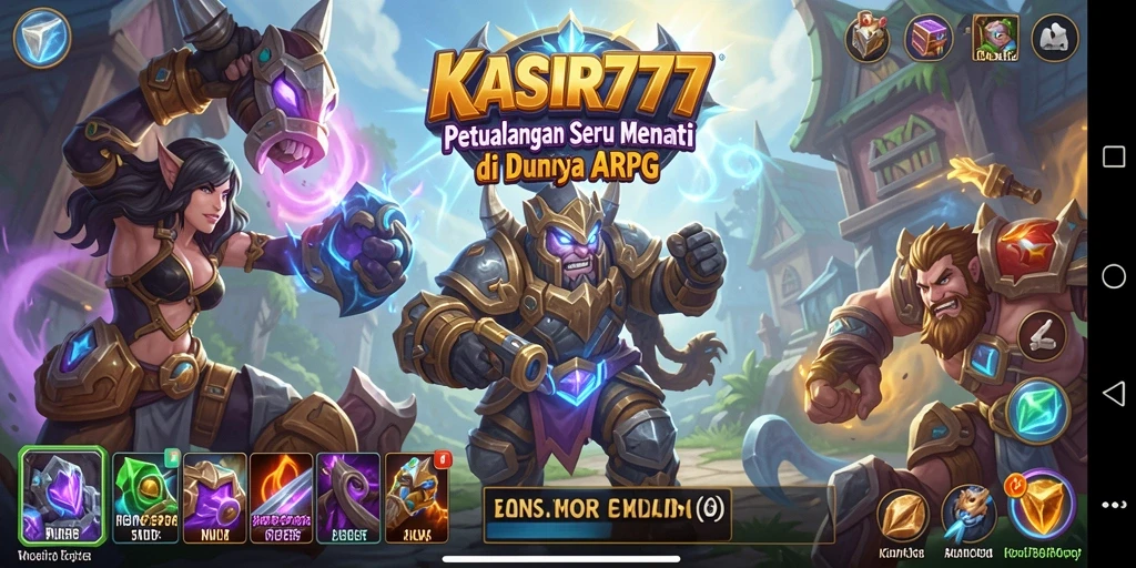 Tampilan gameplay ARPG KASIR777 yang seru dan penuh aksi.
