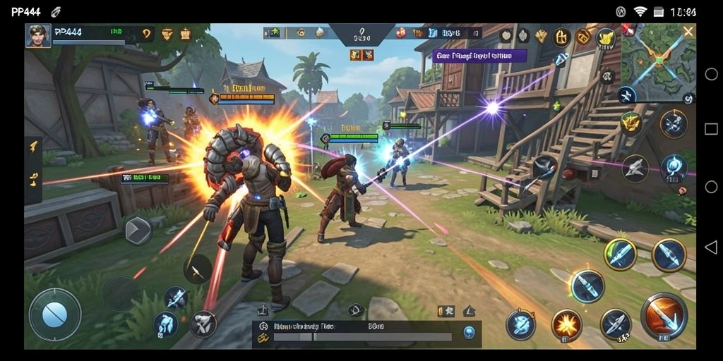Tampilan gameplay PP444 dengan strategi mendalam dan visual menarik.