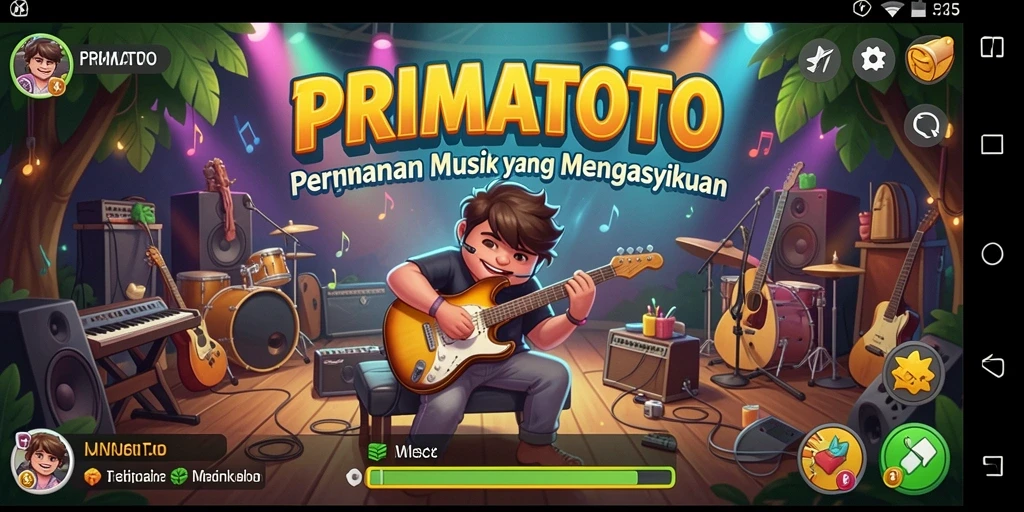 Tampilan gameplay PRIMATOTO yang seru dan interaktif.
