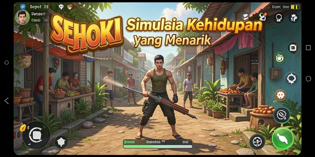 Tampilan gameplay SEHOKI yang menarik dan interaktif.