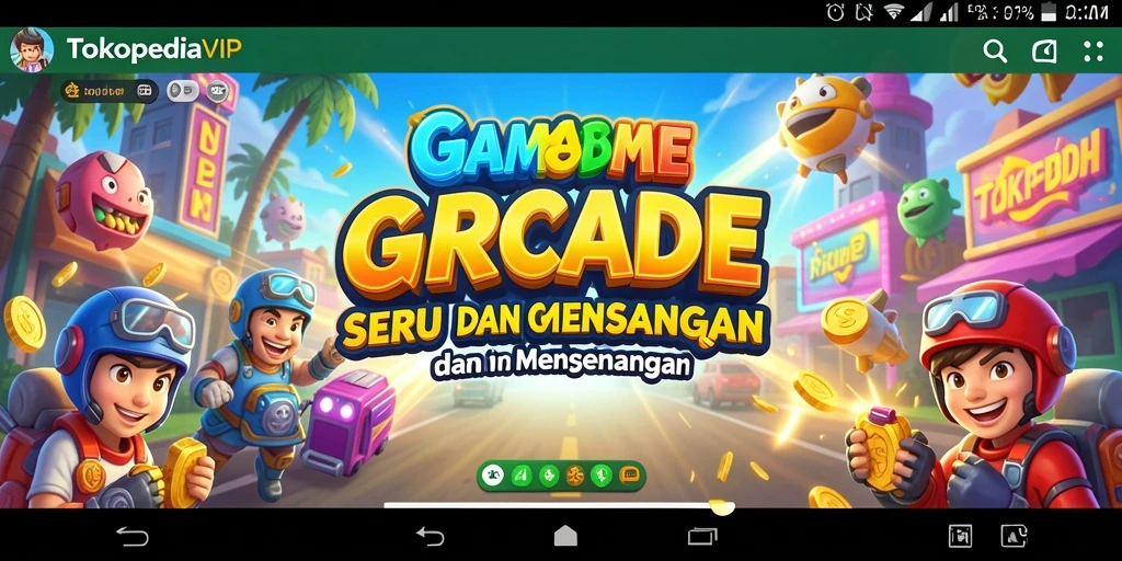 Gameplay seru dan menantang di TOKOPEDIAVIP.